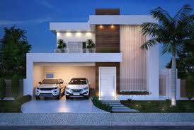 Luxurious And Modern Two Storey House Plan With Clean Facade In the case that you need planning permission, the cost for householder another cost effective option is to hire a design and build company that will quote your double extension, including all the design fees. modern two storey house plan