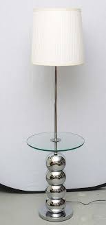 Robert Sonneman Floor Lamp Table 1960s Usa American Mid Century Modern Chrome Glass Floor Lamp Table Lamp Modern Floor Lamps