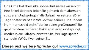 Eine Oma Hat Drei Enkelsöhne Und Sie Will Wissen Ob Ihre Enkel Sie