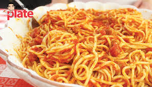 These meatballs are precisely what you crave stacked high onto your spaghetti or any pasta, as a matter of fact. Spaghetti Meatball Recipe Chitarra Alla Teramanavincenzo S Plate