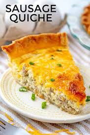 Sausage Quiche An Easy Breakfast Recipe Recipe Breakfast Quiche Recipes Quiche Recipes Easy Sausage Quiche