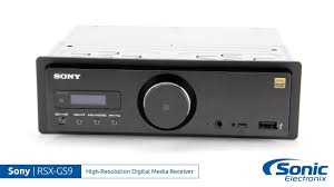 Sony Rsx Gs9 Hi Res Car Audio Stereo Receiver Product Overview Youtube