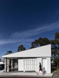 Sydenham Green Amenities Sam Crawford Architects Fiber Cement Sheet Cladding Angular Roof Form Architect Green Cladding