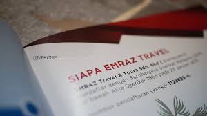Tour agent in sungai petani. Pelancaran Emraz Product Booklet Mek Onie