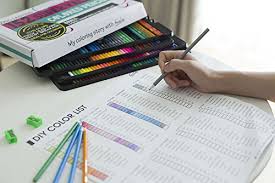 Feela 152 Colored Pencils With Pencil Sharpener Premium Soft