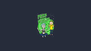 Aliens send rick, morty and jerry into an alternate reality, and rick tries to get them out as oblivious jerry pitches a marketing slogan for apples. Rick And Morty Wallpaper Large