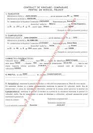 In cazul contractului de vanzare auto care are ca obiect un autoturism, legea prevede faptul ca este necesara. Contract Vanzare Cumparare Program Acte Auto Software Completare Documente
