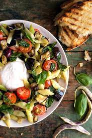Although Burrata Is Inarguably The Star Of This Stunning Summery Salad Roasted Recipes Nyt Cooking Food