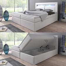 Aktuelle hotel bett xperteneinschätzung meinung zu besten artikel im test & vergleich. Produktbild 1 Boxspringbett 160x200 Weiss Mit Bettkasten Led Kopflicht Hotelbett Brussel Lift Boxspringbett 160x200 Boxspringbett Wohnen Luxus