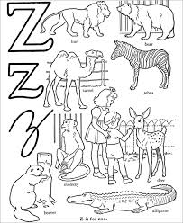 Its popularity started out as means of occupying your idle time while traveling or waiting your turn for an appointment at. Z Is For Zoo Coloring Page For Kids Coloringbay