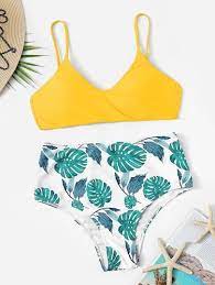 Bikinis Bikinis Sale Online Romwe Mix Match Bikini Bikinis Mixing Prints