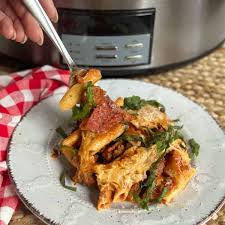 Crock Pot Pizza Casserole