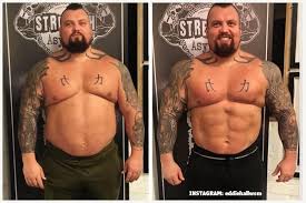 The two former world's strongest men have been exchanging a war of words for some time and are prepared to settle their differences in the ring. Boxing Helps World S Strongest Man Eddie Hall Drop 6k Of Fat In Weeks