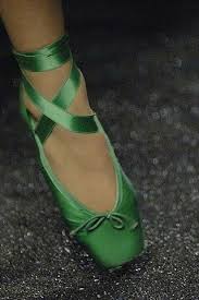 Pin By Anabel Bunbury On Gorgeous Green Color Board Green Ballet Shoes Green Shoes Green Fashion