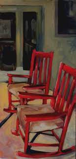 red chairs by paula strothers art chair chair drawing red chair