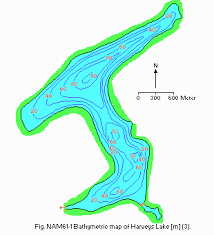 D_bathymetric Map Harveys Lake World Lake Database Ilec