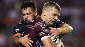 Napa, sims, woods and trbojevic fall in weekend of injury carnage. Sea Eagles V Wests Tigers Nrl 2018 Tom Trbojevic Injury Braith Anasta Slams Manly