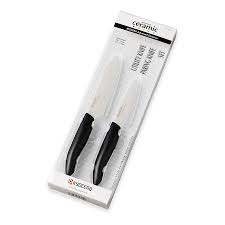 Sharpening a ceramic knife requires a wheel coated with diamond powder, which is not these knives are brittle. Kyocera 2 Piece Advanced Ceramic Knife Set Bed Bath Beyond