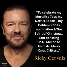 It's easy to forget, when you're used to the controversy and the  punchlines, that this is a side of Ricky Gervais that's been there all  along. While some people focus