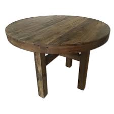 West elm's version will set you back about $1,700. West Elm Emmerson Reclaimed Wood Round Dining Table Aptdeco