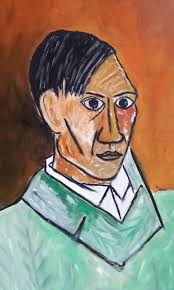 Picasso became quick friends with stein, a writer, after he moved to paris. Pablo Picasso Self Portrait Painting By Besnik Jakuposki Saatchi Art