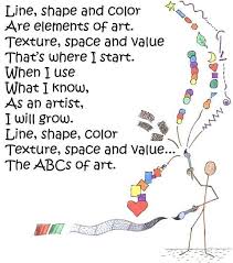 Elements Of Art Poem Art Lessons Elementary Art Room Art Classroom