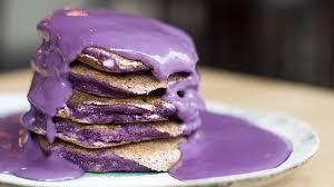 Peach Boy A Newly Opened Restaurant Owned By Paolo Rama Serves Delicious Ube Pancakes Heavily Coated In Ube Sauce Ube Recipes Ube Halaya Recipe Halaya Recipe