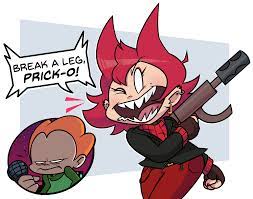 Cassandra Pico S School Pico Newgrounds In 2021 Funkin Picos Cute Oc