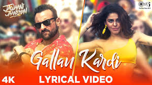 Gallan Kardi Jawaani Jaaneman Jazzy B Jyotica T Saif Ali Khan Tabu Alaya F New Punjabi Song Youtube