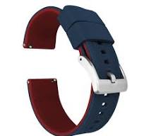 Samsung Galaxy Watch3 Elite Silicone Navy Blue Top Crimson ...