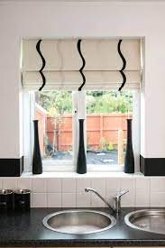 Customize your window treatment w/ blackout, cordless & more. Black And White Kitchen Blind White Kitchen Blinds Curtains With Blinds Kitchen Blinds