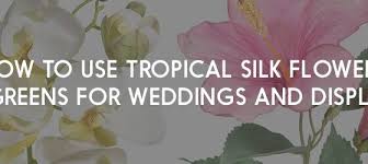 Stands 50cm tall. see allitem description. How To Use Tropical Silk Flowers Greens For Displays Jamali Garden