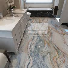 Pvc Self Adhesive Waterproof Wallpaper 3d Marble Floor Tiles Murals Bathroom Non Slip Wall Paper 3d Flooring Home Decor Stickers Aliexpress In 2020 Marble Tile Floor Floor Murals Tile Murals
