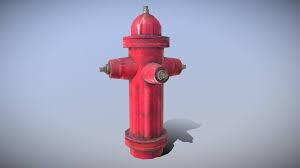 Fire Hydrant Low Poly By Rafaelugo20 In 2020 Hydrant Fire Hydrant 3d Model