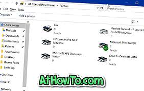 Voici comment récupérer un raccourci prêt à utiliser. Creer Un Raccourci Sur Le Dossier Imprimantes Sur Le Bureau Sous Windows 10 Non Classe