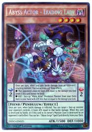 Yu Gi Oh Cards With Googly Eyes Abyss Actor Leading Lady With Googly Eyes Happy