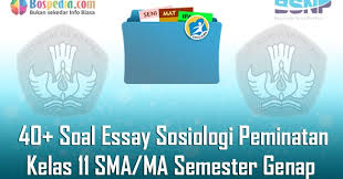 Jika dipahami secara saksama, pusat perhatian manajemen konflik tersebut senantiasa berkaitan dengan masalah. Lengkap 40 Contoh Soal Essay Sosiologi Peminatan Kelas 11 Sma Ma Semester Genap Terbaru Bospedia