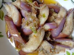 Terong balado, salah satu primadona masakan dari ranah minang. Resepi Terung Goreng Berlada Miza Talib