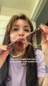 These aren't your regular aviators 😎💅 The TopFoxx Tangle-Free Sungla...