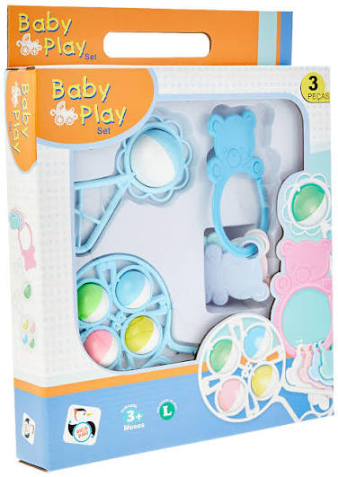 CARTELA BABY PLAY SET C/3 PÇS