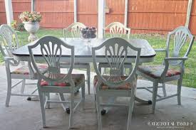 Diy chalk paint and distress a table tutorial. Painted Dining Room Furniture Ideas Homifind