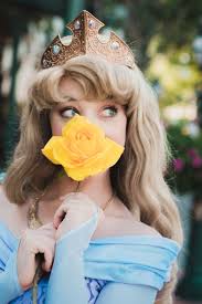 Princess Aurora At Walt Disney World Face Character Sleeping Beauty Blue Dress Disney Cosplay Disney Face Characters Disney Sleeping Beauty