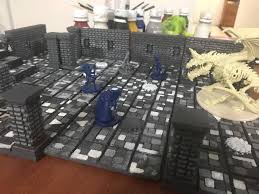 D D Castle Of Ravenloft Complete Tile Set By Botero5 Thingiverse Castle Chess Board D D