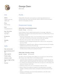 These resume samples make it easy to create a resume that's customized to your skills and experience. Office Clerk Resume Guide 12 Samples Pdf 2020