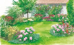 Bunter Rahmen Fur Den Rasen Gruner Rasen Bepflanzung Garten