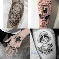 Check spelling or type a new query. Anime One Piece Tattoo Tattoo Stickers Luffy Zoro Trafalgar Law Tattoo Sticker Waterproof Diy Sticker Color Tattoo Cosplay Props Costume Props Aliexpress