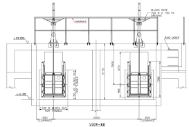 Sluice Gate Wall Thimble Autocad Drawing Download Dwg File Cadbull