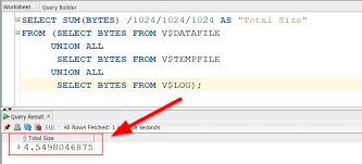 Database Size In Oracle 21C - Sql Server Guides