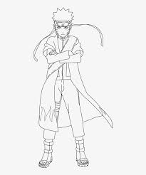 Naruto sage mode full body clipart 4355149 pikpng. How To Draw Naruto With Step By Step Drawing Tutorials