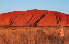 Uluru At Sunset Part Of The Darwin To Adelaide Road Trip Through Central Australia For Campervan Travelers On A Bu Campervan Hire Cheap Things To Do Campervan